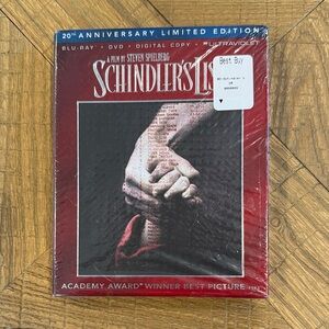 Schindler's List 20th Anniversary Blu-ray - Red Cover